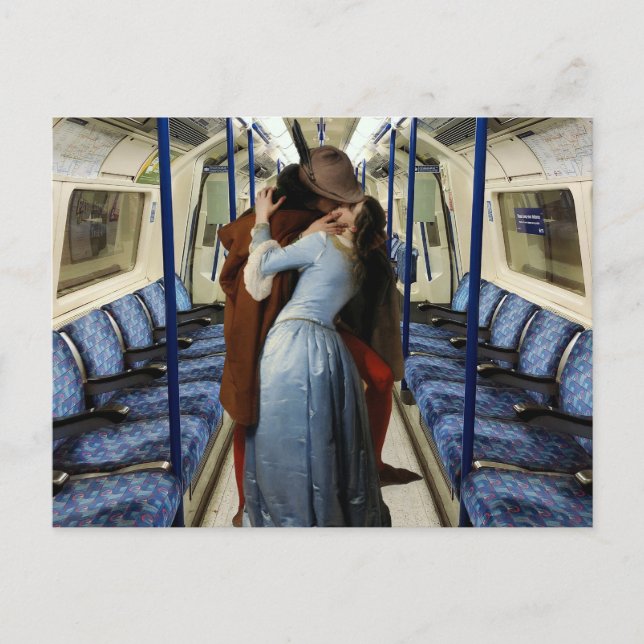 Möt mig i vagnen vykort (Framsida)