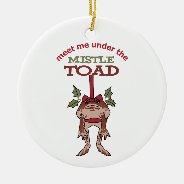 Möt mig julgransprydnad keramik (Framsidan)