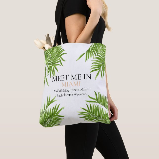 Möt mig Miami Möhippa Semester  Tygkasse (Närbild)