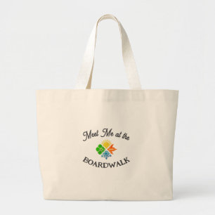 Möt mig på Boardpromenadens Tote Bag Jumbo Tygkasse