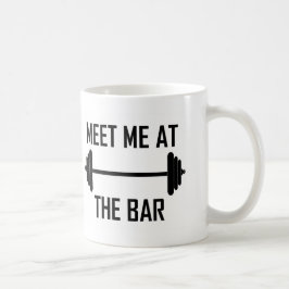 Möt mig på det roliga citationstecknet för puben kaffemugg