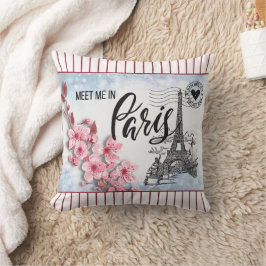 Möt mig på Paristorget Dekorativ kudde