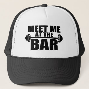 Möt mig på pub lustiga gymmet truckerkeps