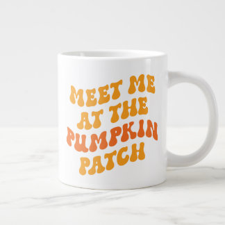 Möt mig på Pumpkin-lappen Jumbo Mugg