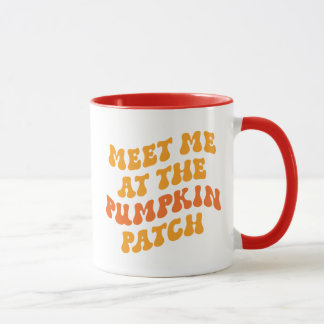 Möt mig på Pumpkin-lappen Mugg
