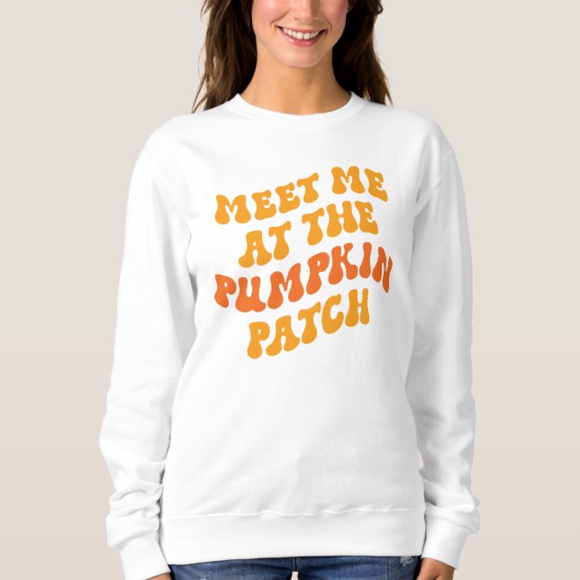 Möt mig på Pumpkin-lappen T Shirt (Framsida)