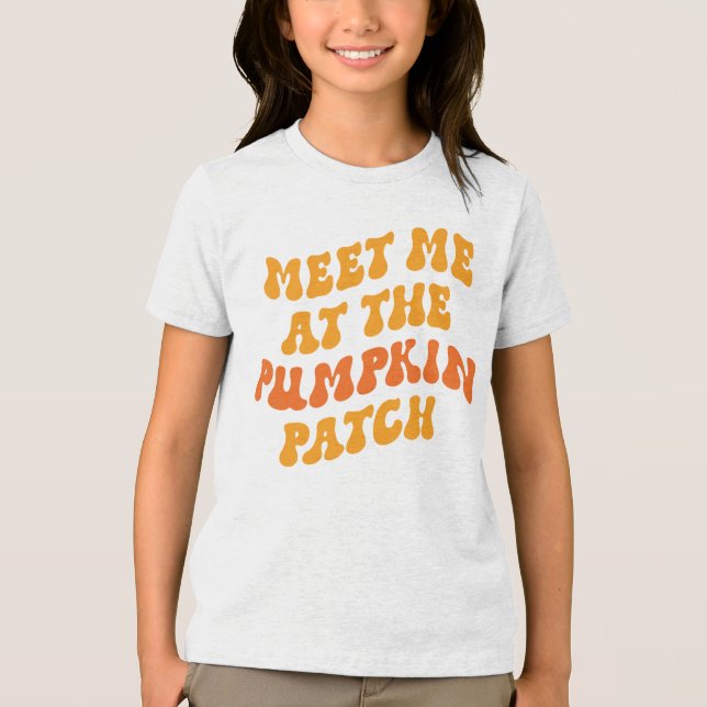 Möt mig på Pumpkin-lappen T Shirt (Framsida)
