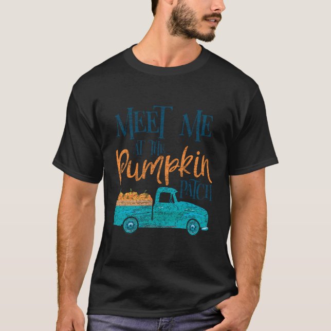 Möt mig på Pumpkin-lappen T Shirt (Framsida)