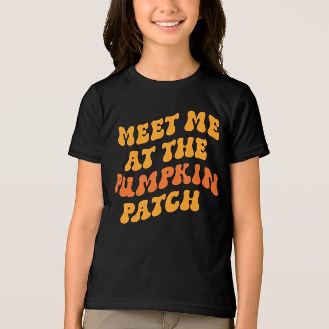 Möt mig på Pumpkin-lappen T Shirt (Framsida)