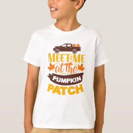 Möt mig på Pumpkin Patch-gården - höstslossan T Shirt