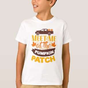 Möt mig på Pumpkin Patch-gården - höstslossan T Shirt