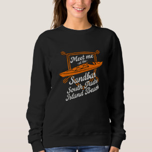 Möt mig på Sandbar South Padre Island Beach Su T Shirt