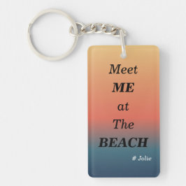 Möt mig på stranden Sommar Strand Soluppgång Akryl