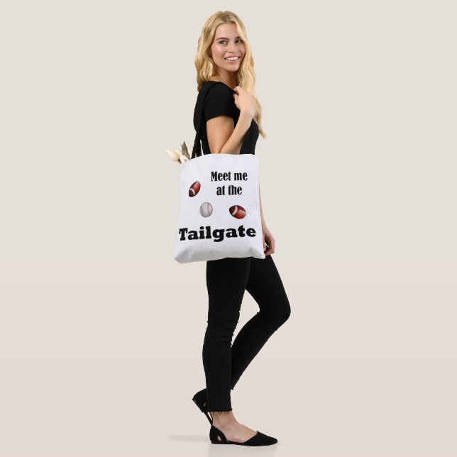 Möt mig på Tailgate Tygkasse (På modell)
