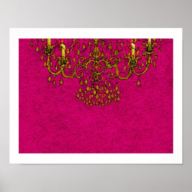 Möt mig under Chandelier ~ Poster 11X14 (Framsidan)