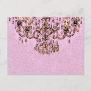 Möt mig under Chandelier ~ vykort