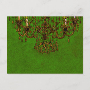 Möt mig under Chandelier ~ vykort