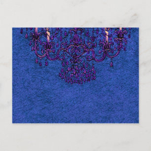 Möt mig under Chandelier ~ vykort