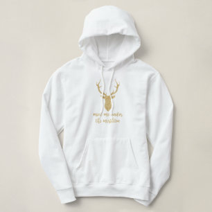 Möt mig under mistletoe-Guld julen Hjort Tee