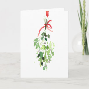 Möt mig under Mistletoe Helgkort