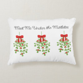 Möt mig under Mistletoe Reversibel jul Prydnadskudde