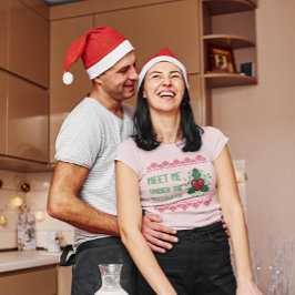 Möt mig under MistleToe-Roligtens jul T Shirt