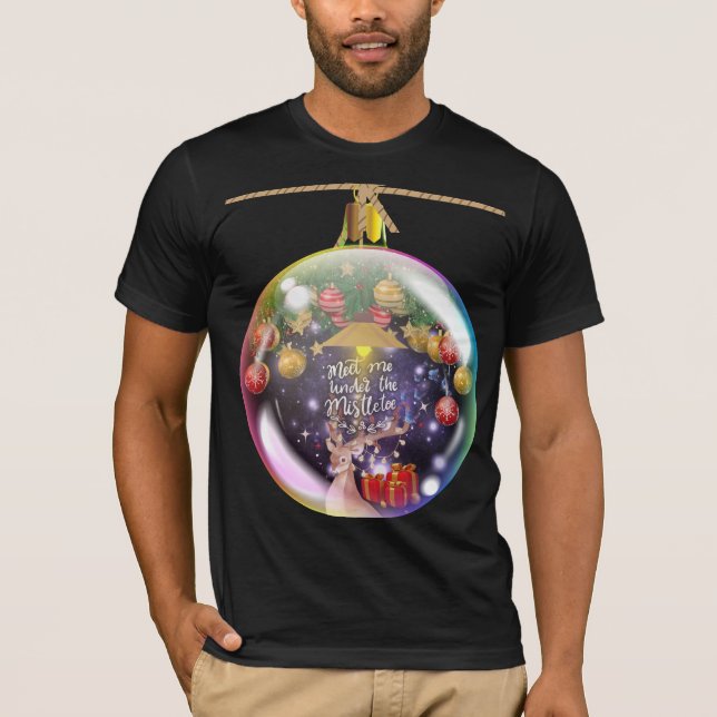 Möt mig under Mistletoe T-Shirt (Framsida)
