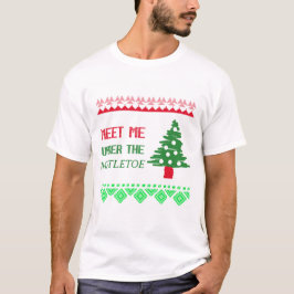 Möt mig under mistletoe t shirt