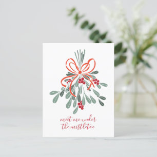Möt mig under Mistletoe Vykort