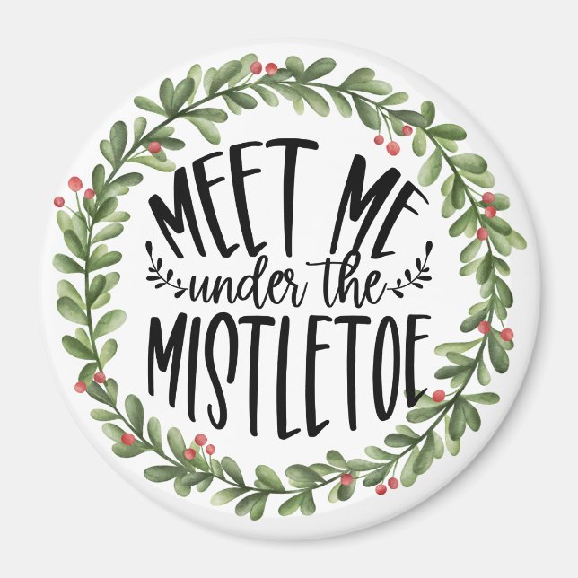 Möt mig under vattenutandningen Mistletoe Magnet (Framsidan)