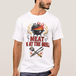 Möt Mig Vid Grillen Rolig BBQ Tröja