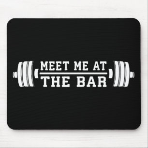 Möt mig vid Pub - Barbell - Workout Musmatta