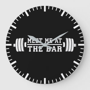 Möt mig vid Pub - Barbell - Workout Stor Klocka