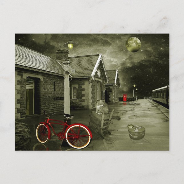 Möt mig vid Station Vykort (Framsida)