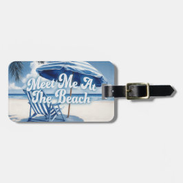 Möt mig vid stranden bagagebricka