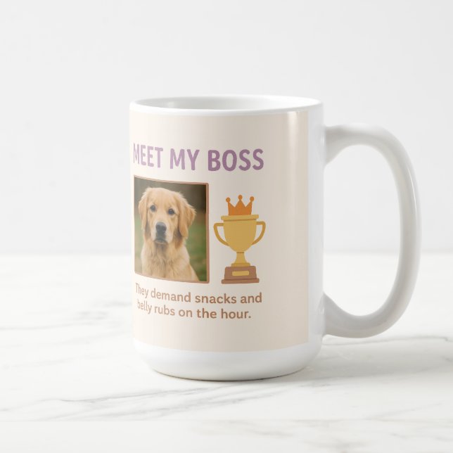 Möt mitt foto för den Chef-funna Anpassningsbarna Kaffemugg (Höger)