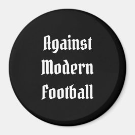 Mot modern fotboll magnet