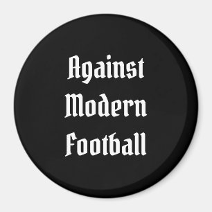 Mot modern fotboll magnet