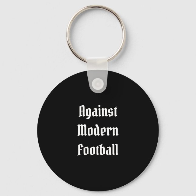 Mot modern fotboll nyckelring (Framsida)