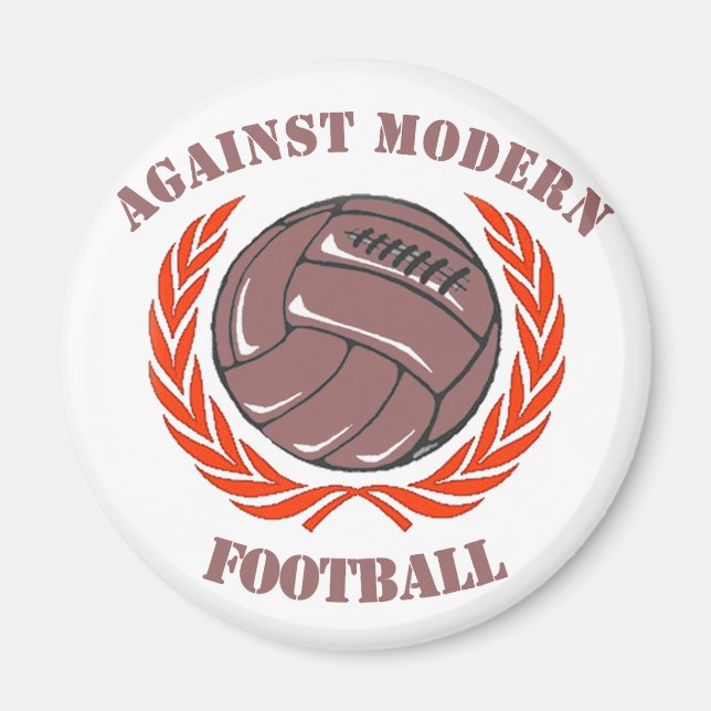 Mot modernt fotboll magnet (Framsidan)