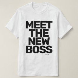 Möt New Chef (dubbla vid sidan) - en minister vid T Shirt