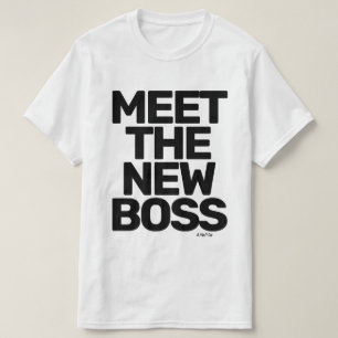 Möt New Chef (dubbla vid sidan) - en minister vid T Shirt