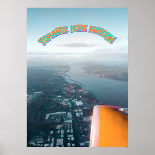 Mot ökad frihet i flygtrafiken poster