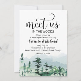 Möt oss i Skogen utomhusbröllop