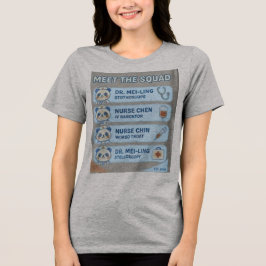 Möt Pandasjuksköterske Truppen Rolig Medicinsk Per T Shirt