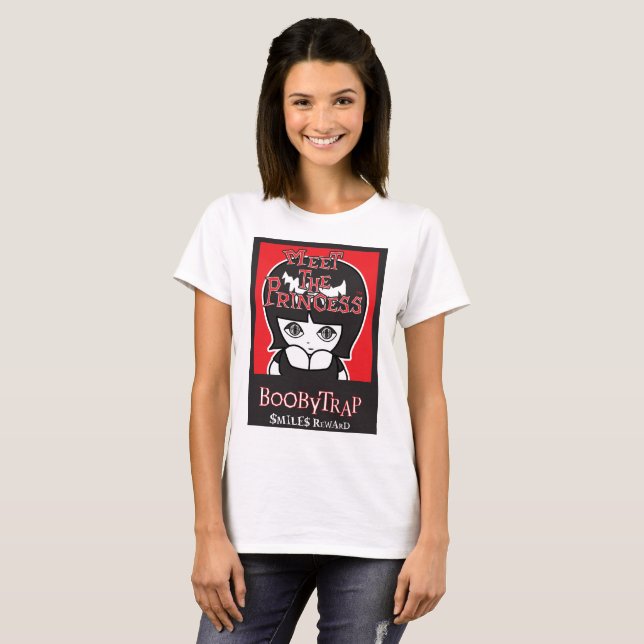 Möt Princess Boobyälla ögon T Shirt (Hel framsida)