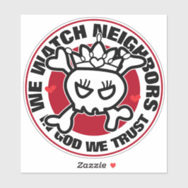 Möt prinsessan vi bevakar grannländerna klistermärken