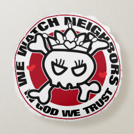 Möt prinsessan Vi tittar på grannar Rund Kudde