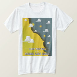 Möt solen, på nordöstra kusten t shirt