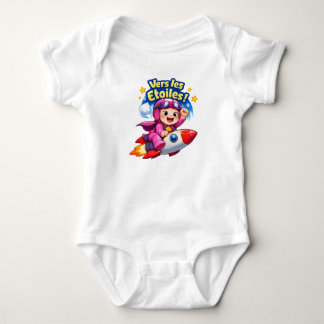 Mot stjärnorna Söt bebisastronautillustration T Shirt
